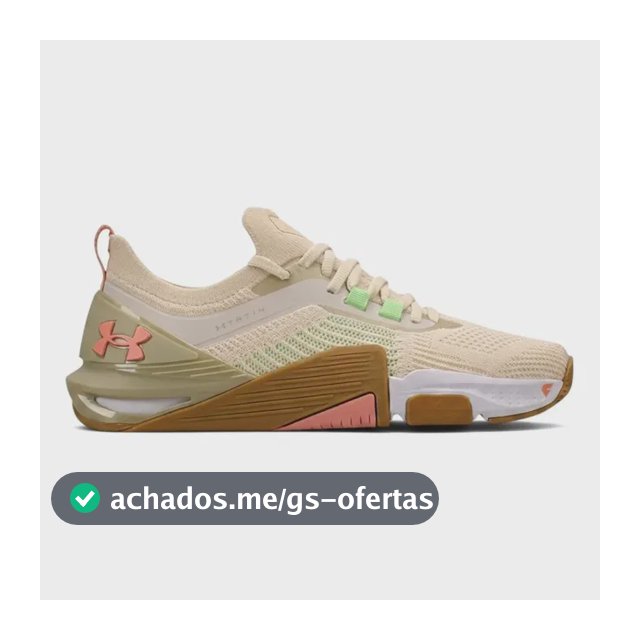 Tênis Crossfit Feminino Under Armour Tribase Cross 2 Se Algodão Verde Claro E Rosa Claro Liso 39 Br