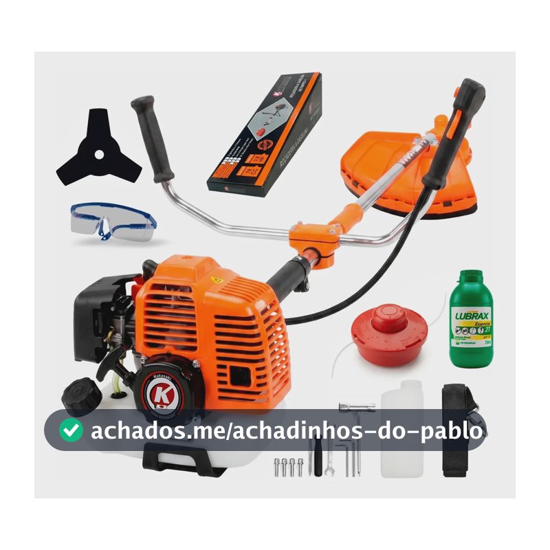 Roçadeira Nakasaki 2t 78cc 3,8hp Profissional Gasolina