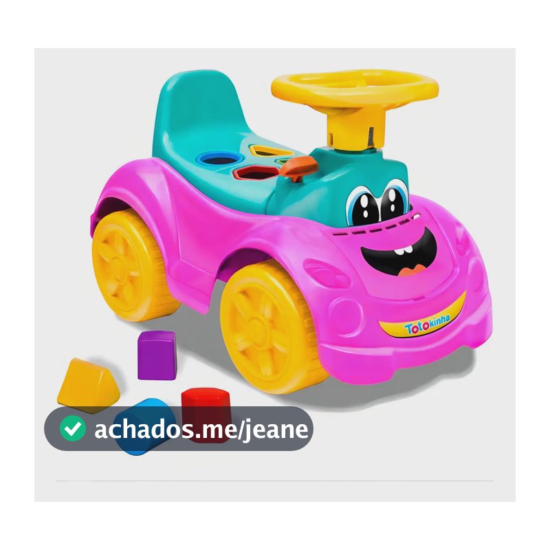 Andador Infantil - Totokinha Sport - Rosa - Cardoso Toys