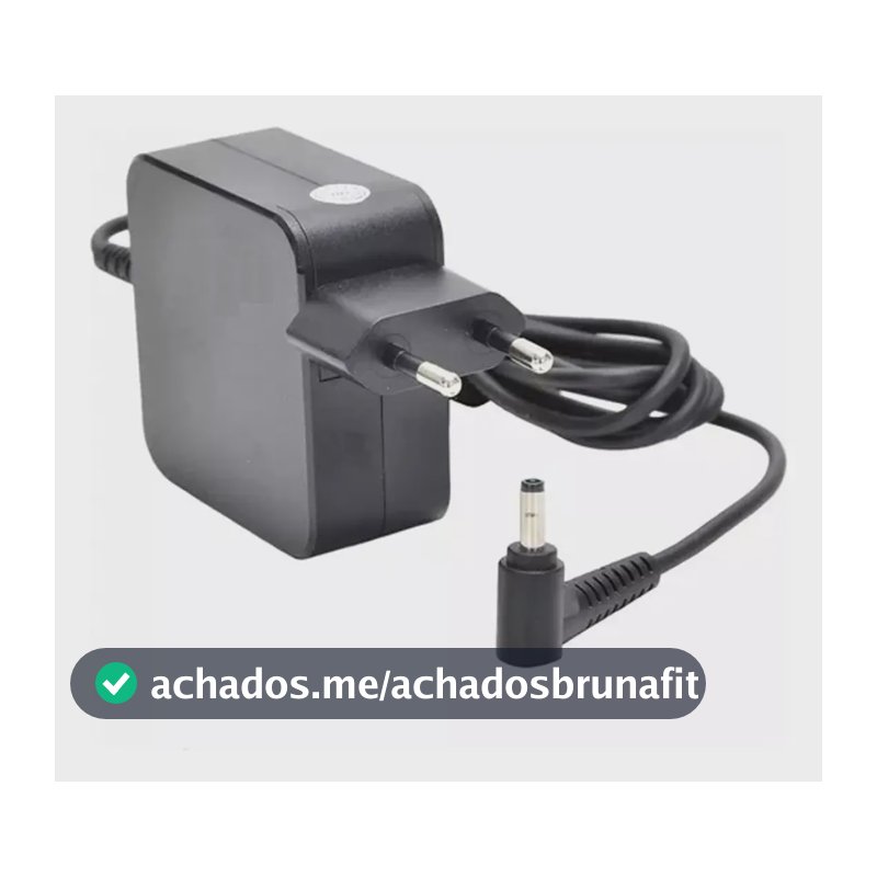 Fonte Carregador 19v 45w Compatível Notebook Asus X515j Cor Preto