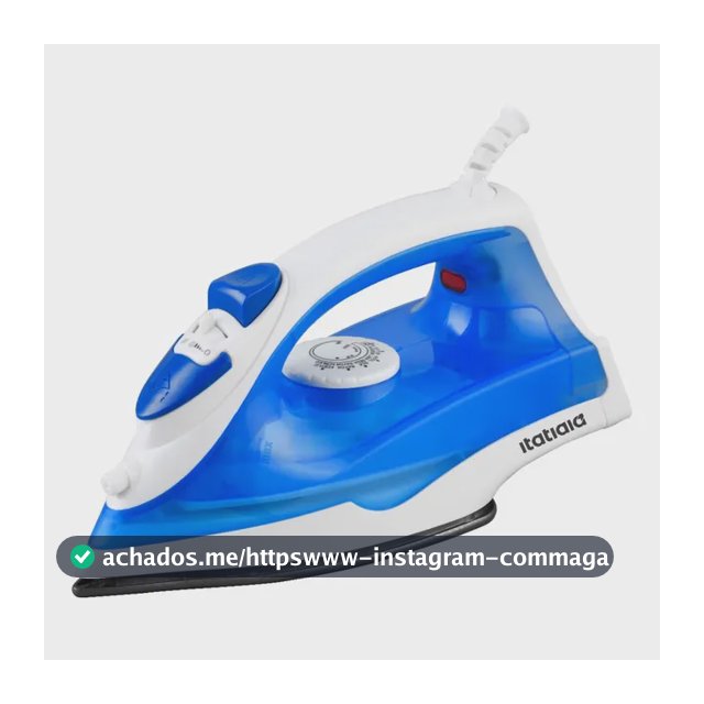 Ferro A Vapor Itatiaia Fvita2essa Branco E Azul 220v