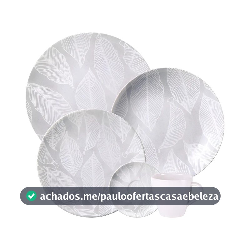 Aparelho De Jantar Tramontina Arbo Porcelana 20 Peças