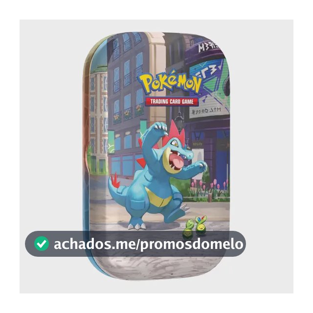 Pokémon Lata Lumiose City Mini Tin Feraligtr E Budew