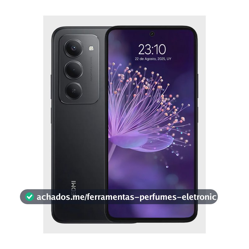Xiaomi Redmi 15 16gb 8gb+8gb boster Ram 256gb Dual Sim 50mp Fm Impressão digital Dimm preta