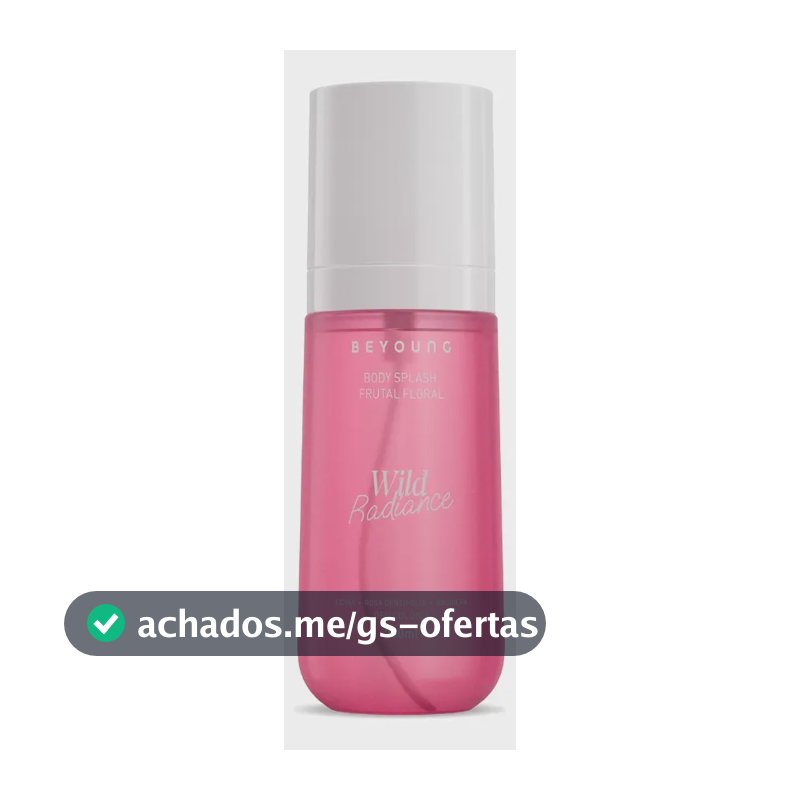 Beyoung Body Splash Wild Radiance Fragrância Frutal Floral 200ml