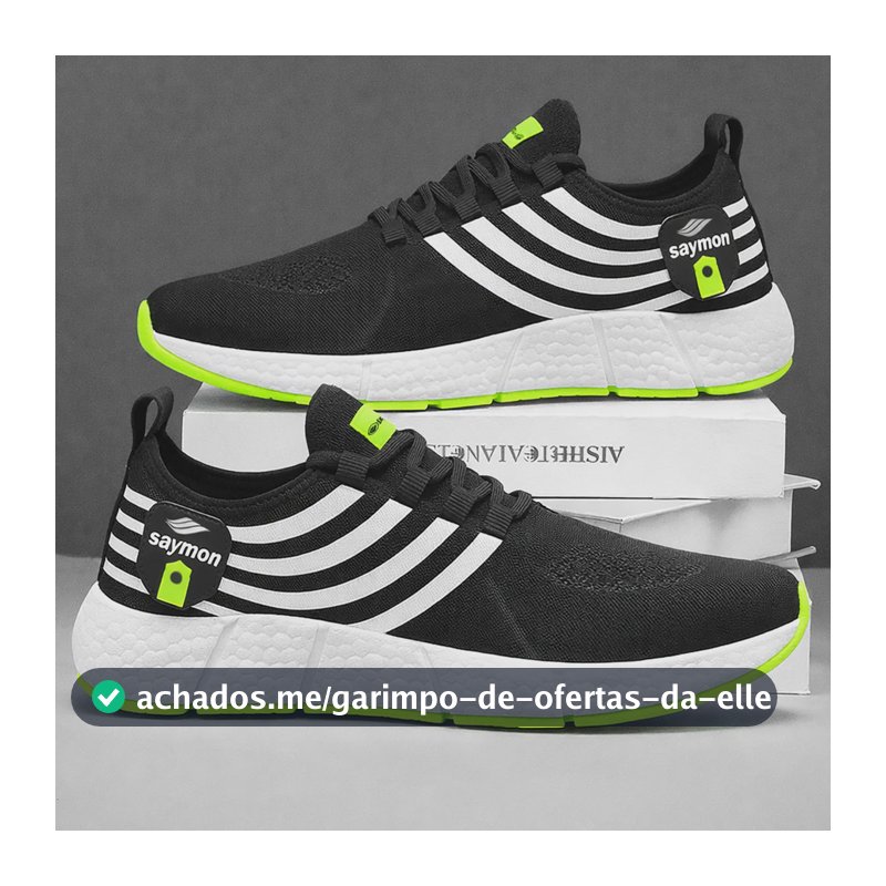 Tênis Esportivo New Masculino Feminino Academia Fast Imports Preto/branco Liso 39 Br