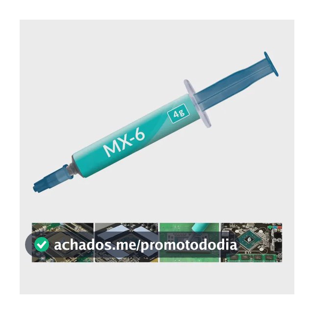 Pasta Térmica Mx-6 4g Em Seringa Para Pc Mx-6