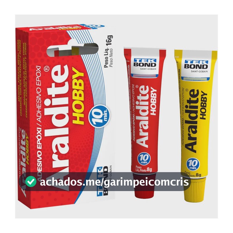 Tekbond Araldite Cola Epóxi Hobby 16g