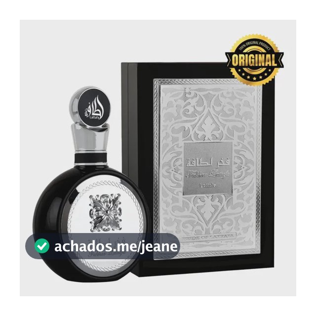 Perfume Árabe Fakhar Black Lattafa 100ml Edp Masculino