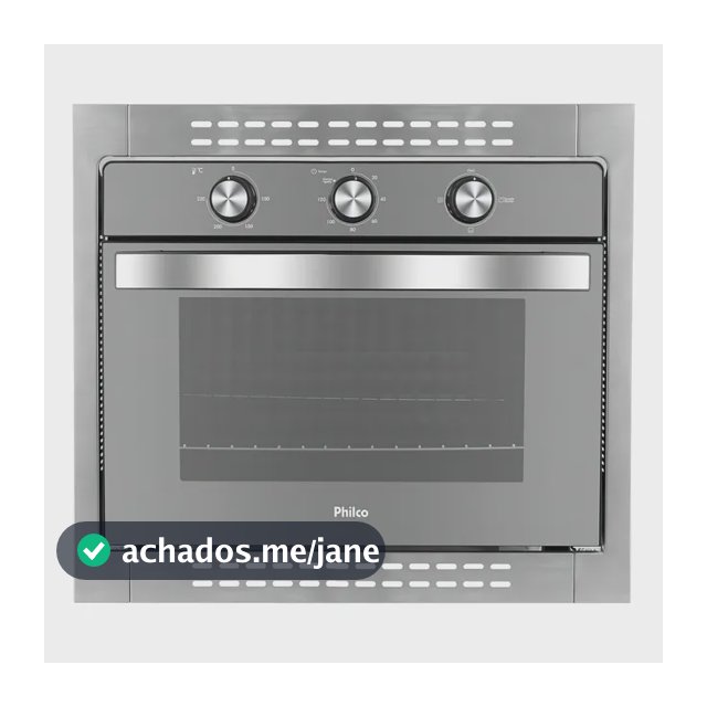 Forno de embutir elétrico Philco 56101041 46L prateado