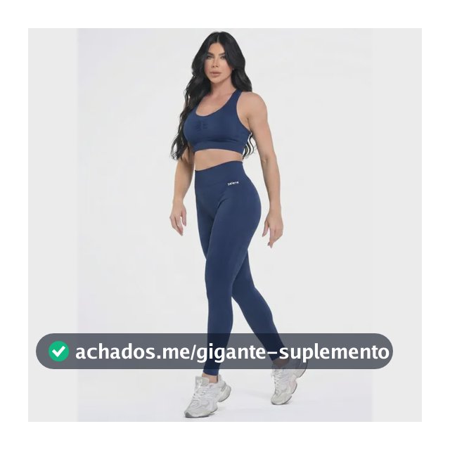 Conjunto Top E Legging Selene Feminino Academia Fitness