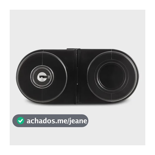 Fechadura De Pressão Para Fechamento Sacada Vidro/vidro 10mm