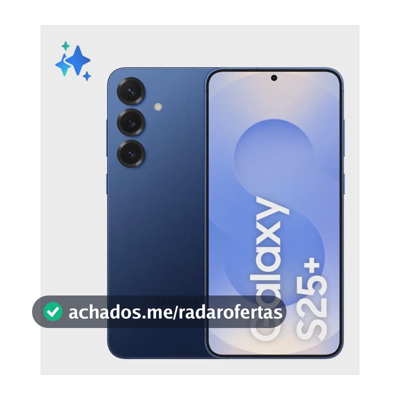 Samsung Galaxy S25+ 5g, 256gb, 12gb, Câmera Tripla - Azul marinho