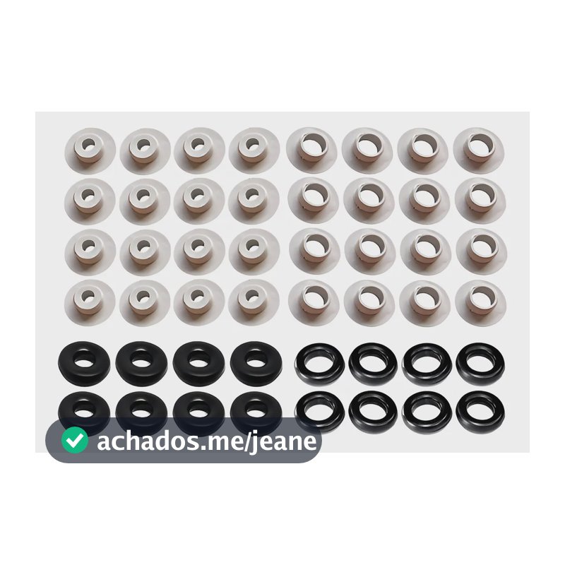Kit Reparo Pebolim Profissional Fla Flu Pacau Ferro Embutido 5/8