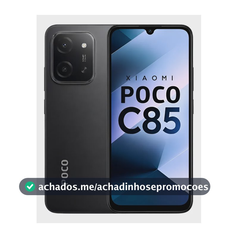 Xiaomi Poco C85 256gb 8gb Ram 4g 6000mah 120hz Nfc Global Preto