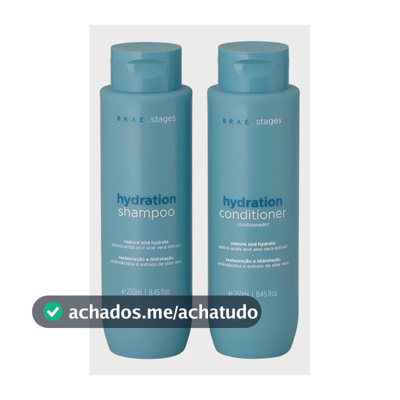 Kit Hidratação Braé Stages Shampoo + Condicionador Hydration
