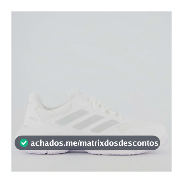 Tênis adidas Courtjam Control 3 W Feminino Branco E Prata Branco - 37,0 Br