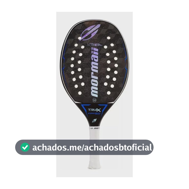 Raquete Mormaii Triax Beach Tennis Profissional Cor Azul