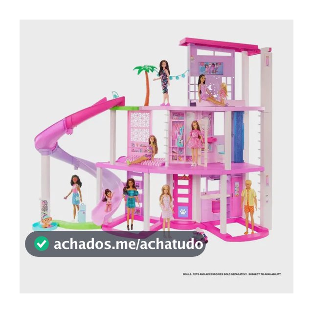 Casa dos Sonhos da Barbie conjunto de brinquedos Com Piscina E Acessórios Com 2 Andares Para Crianças A Partir De 3 Anos Casa da Barbie