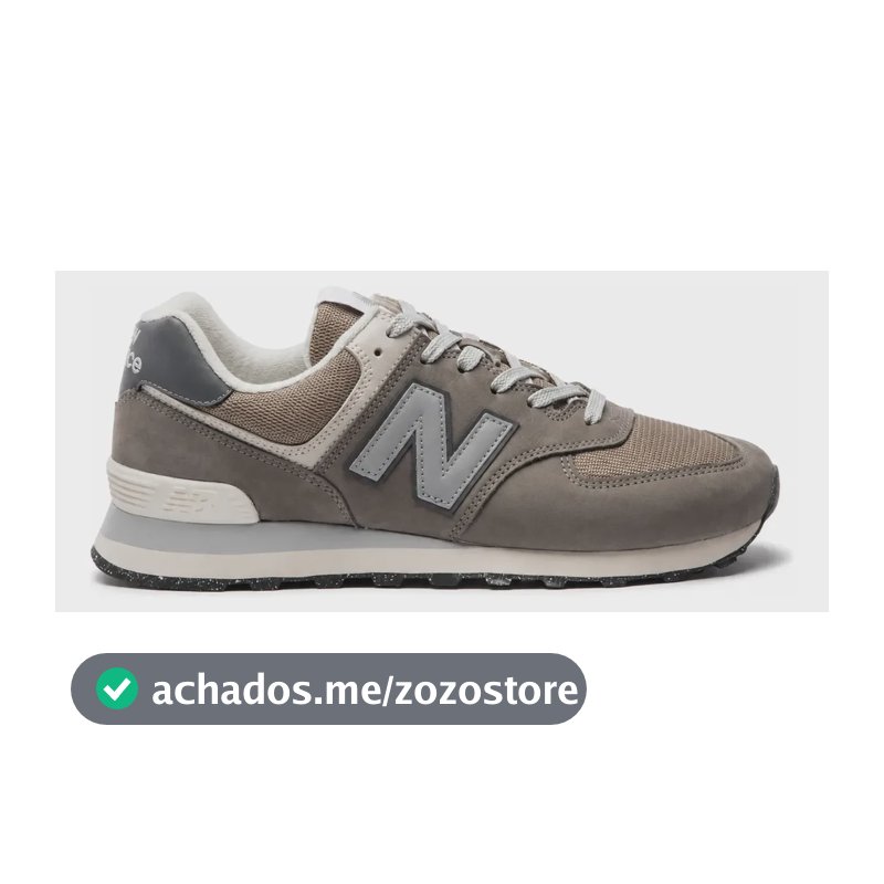 Tênis New Balance 574v2 Masculino 39 A 43 Cinza E Taupe Liso 41 Br