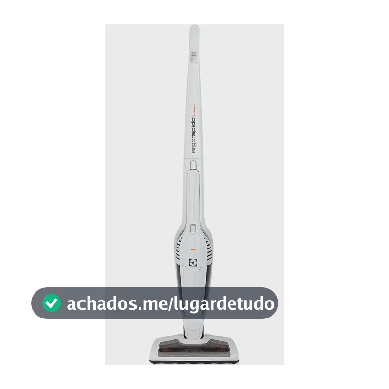 Aspirador de Pó Vertical Sem Fio Electrolux Ergorapido 2 em 1 Cyclone até 21 min Branco (ERG21) - Bivolt