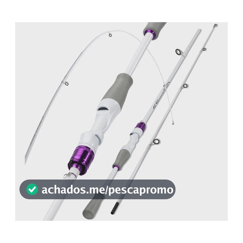 Vara Para Molinete Sougayilang 1,80m 2 Partes Carbono Vara 10lbs