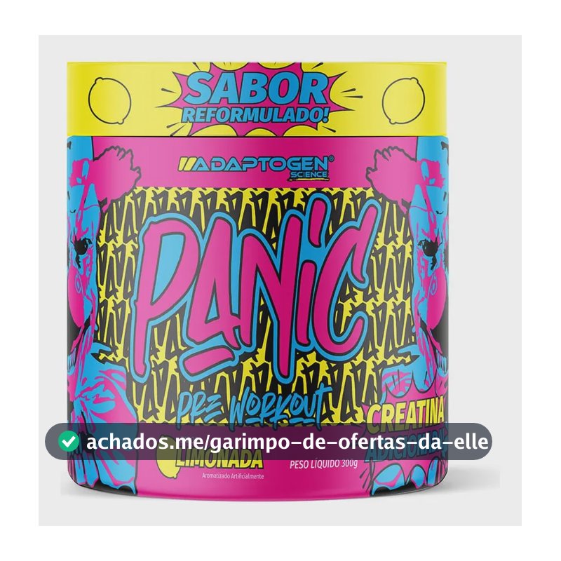 Panic Pré Treino 300g Adaptogen Limonada