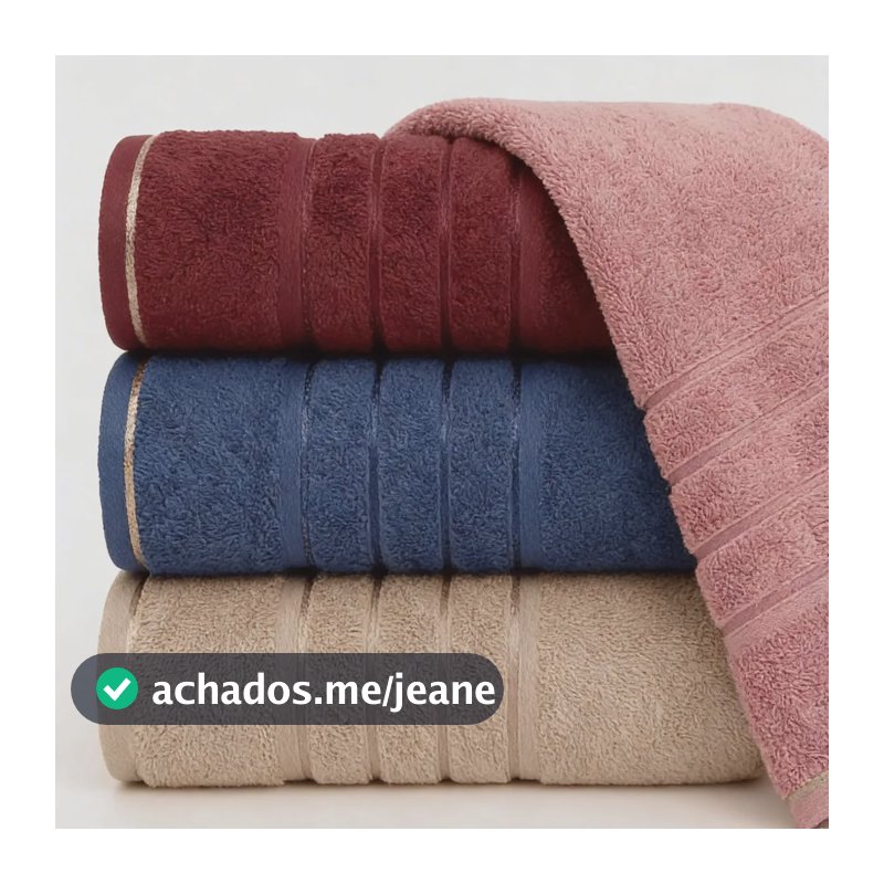 Kit 3 Toalhas De Banho Gigante Luxo 70x1,40 Grossa Atacado Multicolorido