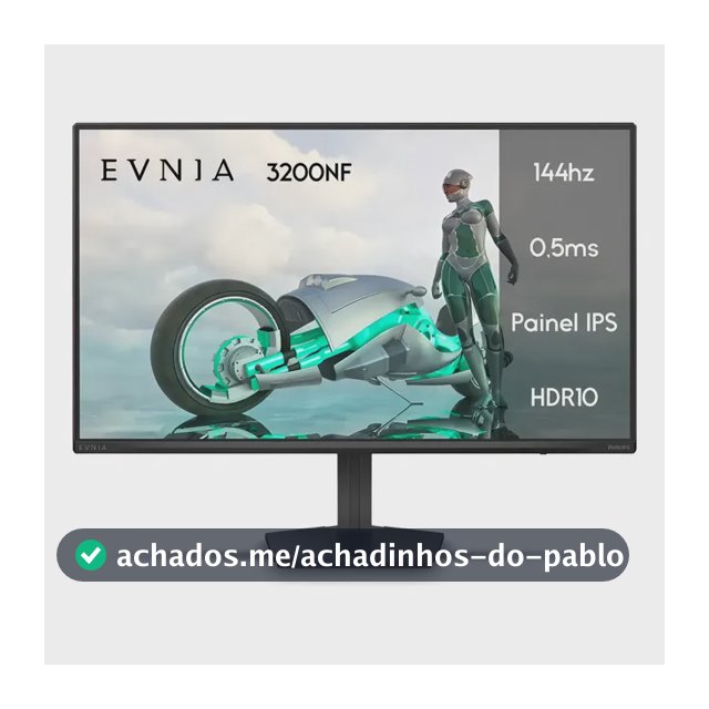 Monitor Gamer Philips Evnia 24m2n3200nf 23,8 Preto Preto