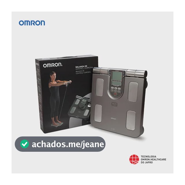Balança Digital Corporal Precisa Bioimpedancia Omron HBF-514 Gordura 7 Indicadores Profissional IMC 150kg ANVISA INMETRO