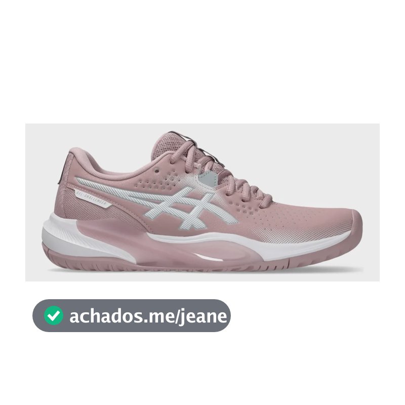 Tênis Asics Gel Challenger 15 Feminino Quadra Rápida + N. F Morganite - Piedmont Grey 38 Br