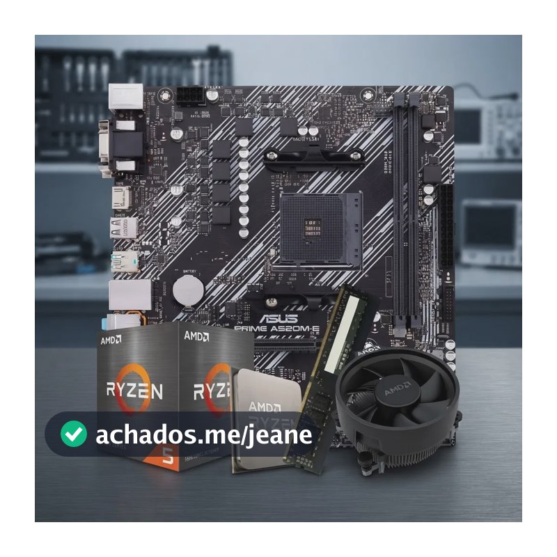 Kit Upgrade Ryzen 5 5600gt + Cooler + Placa A520 + Ddr4 8gb