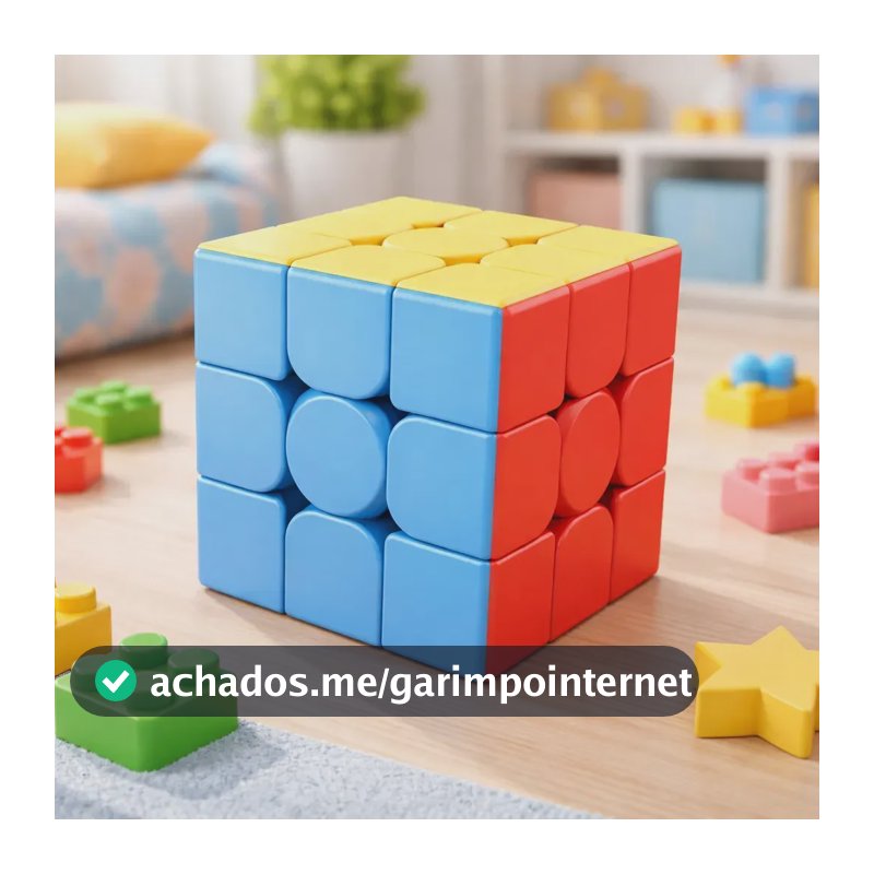 Cubo Mágico Profissional 3x3x3 Moyu Giro Rápido Suave Anti Travamento Quebra-cabeça Raciocínio Lógico Speedcubing Treino Desafio Competição Habilidade Coordenação Brinquedo Educativo Brasiliana Tech