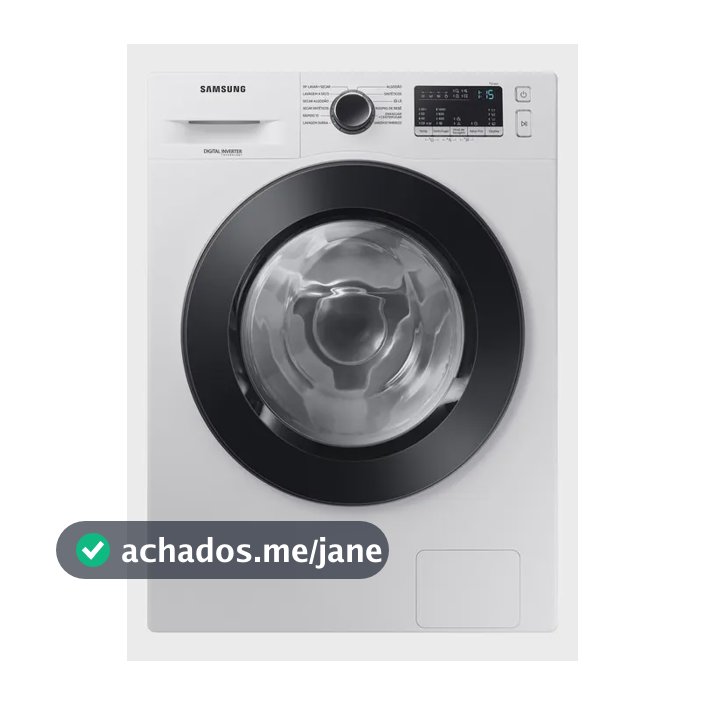 Lava E Seca Samsung Wd11m Com Digital Inverter Branca 11kg Cor Branco