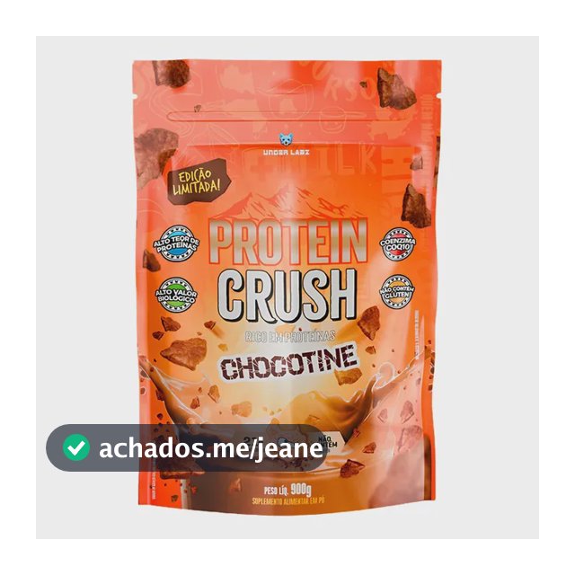 Protein Crush 900g Under Labz 100% Whey Protein Coenzima Q10