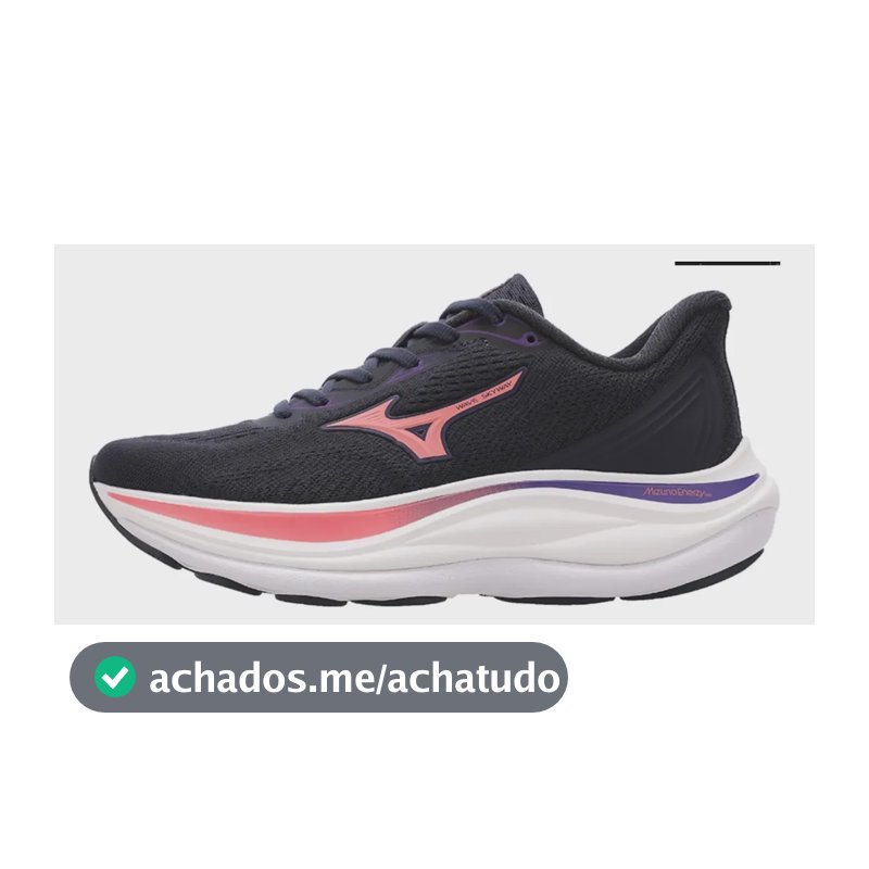 Tênis Feminino Wave Skyway Mizuno Mrhcrl Liso 40 Br