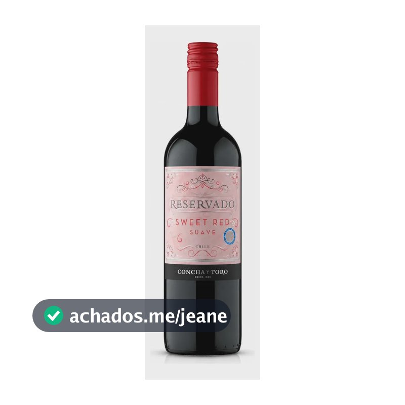 Vinho Chileno Tinto Doce Concha Y Toro Reservado Sweet Red 750ml
