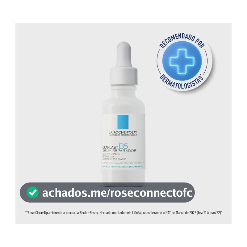 Cicaplast B5 Sérum 30ml La Roche posay Momento de aplicação Dia Noite Tipo de pele Todo tipo de pele