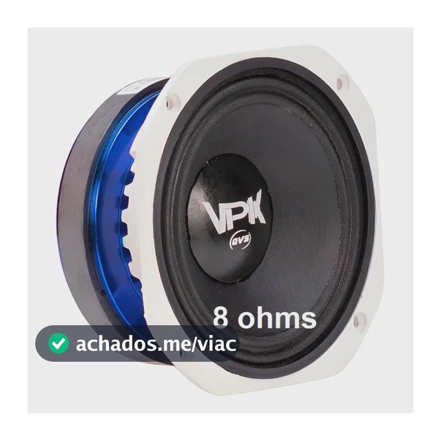 Woofer Qvs Medio Grave 6mgs250 6 Pol 250w Som