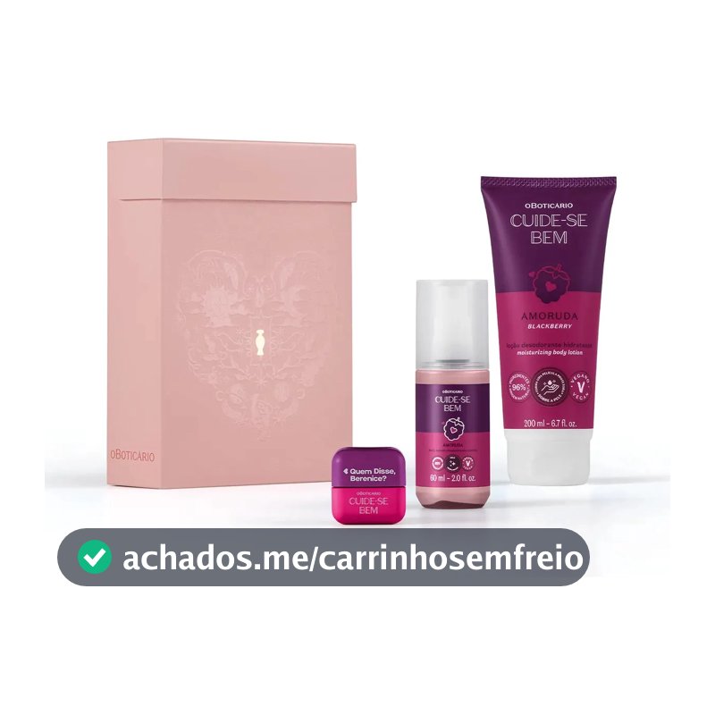 O Boticário Cuide-se Bem Amoruda Kit (3 Itens)