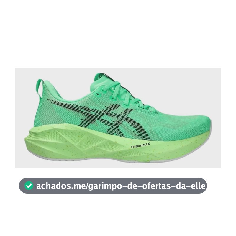 Tênis Asics Novablast 5 Masculino Verde Liso 40 Br