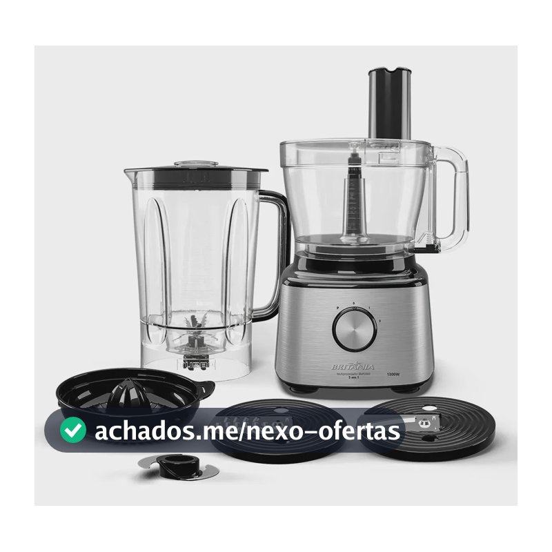 Multiprocessador Britânia Multifunções 5 em 1 1300W BMP2000 220V