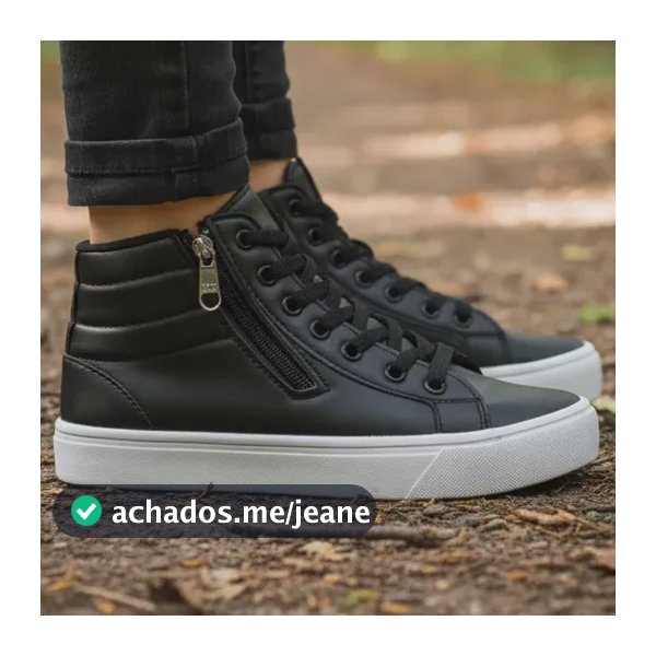 Tênis Bota Adulto Inverno Sintético Confortável Casual