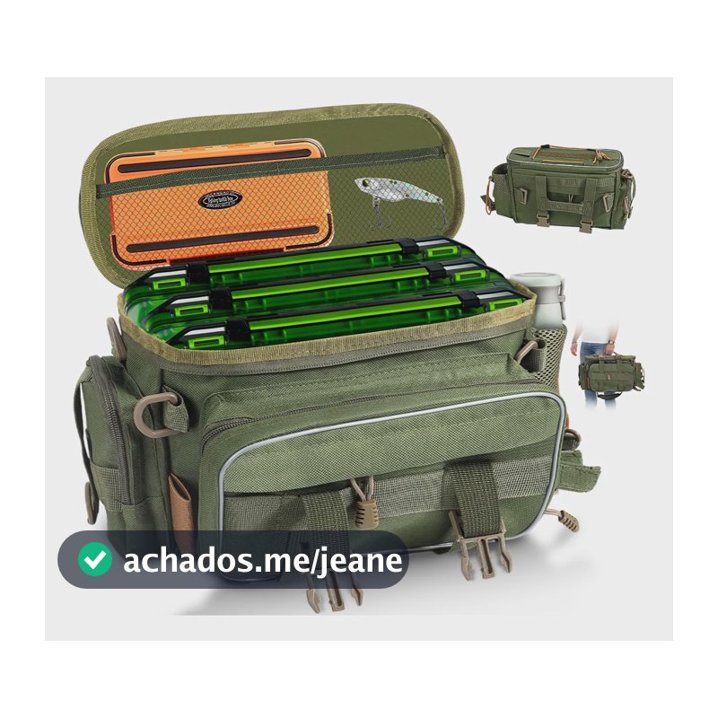 Bolsa De Pesca Impermeavel Bolsa De Pescaria Verde Exército Verde Militar Liso