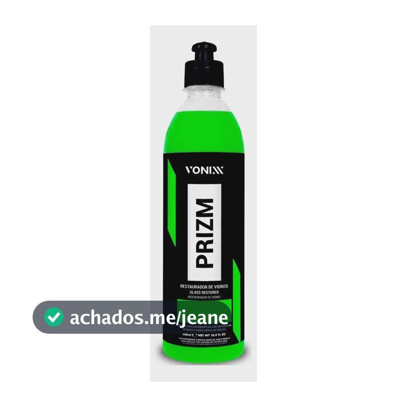 Removedor Vidros Automotivos Vonixx Prizm 500mL Chuva Ácida