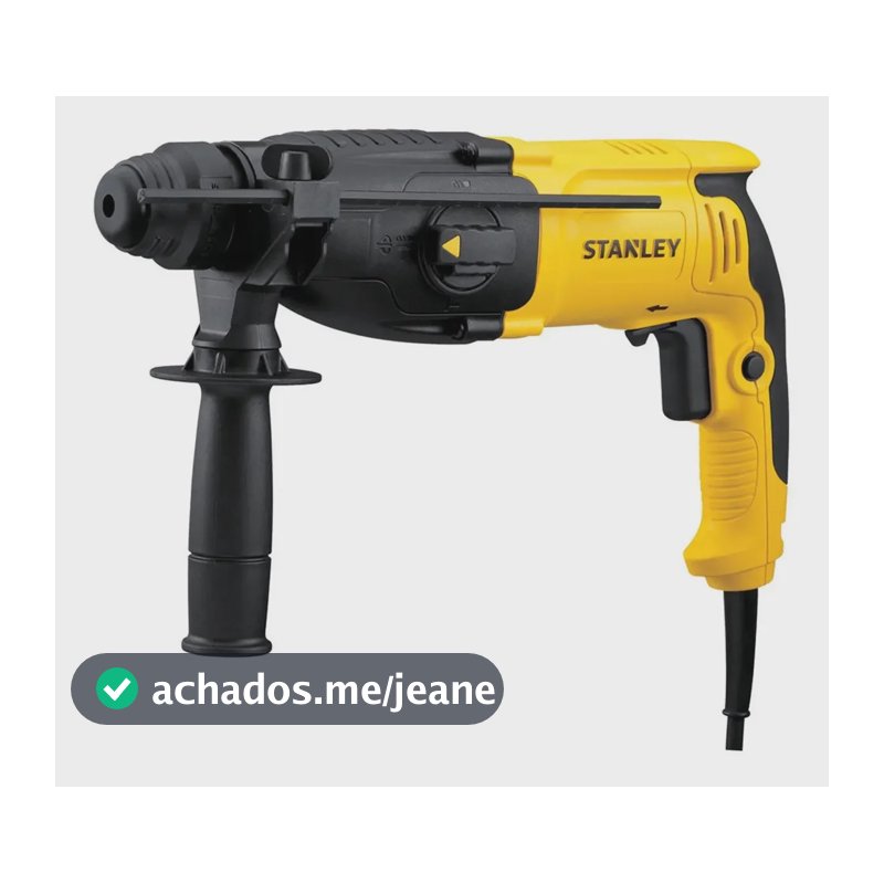 Martelete Perfurador Rompedor Profissional Stanley 800W 1150RPM 4300BPM SHR263K-B2