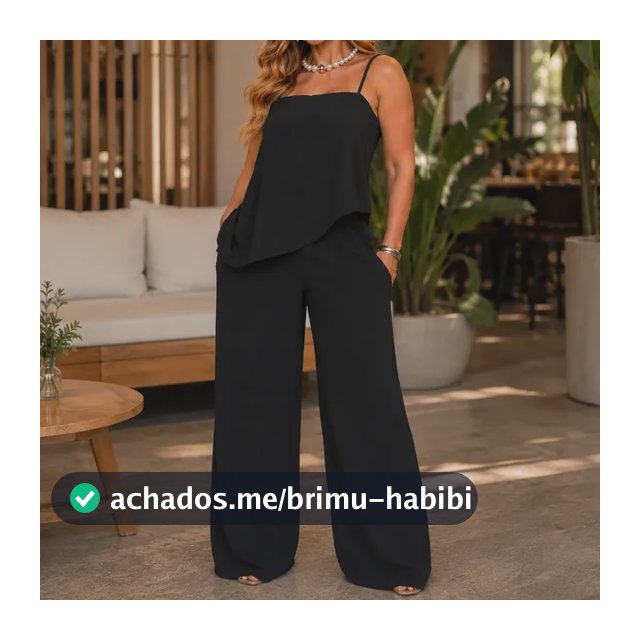 Conjunto Feminino Completo Look Calça E Blusa Clássico