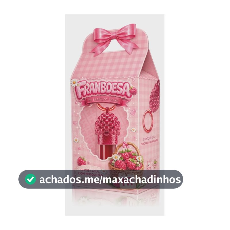 Gloss Franboesa By Franciny Ehlke Vermelho