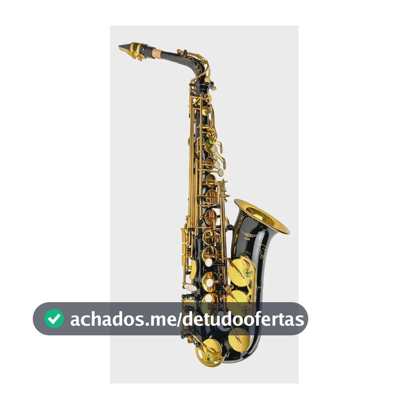 Saxofone Alto Halk Preto Com Chaves Douradas Garantia E Nf Preto Com Chaves Douradas