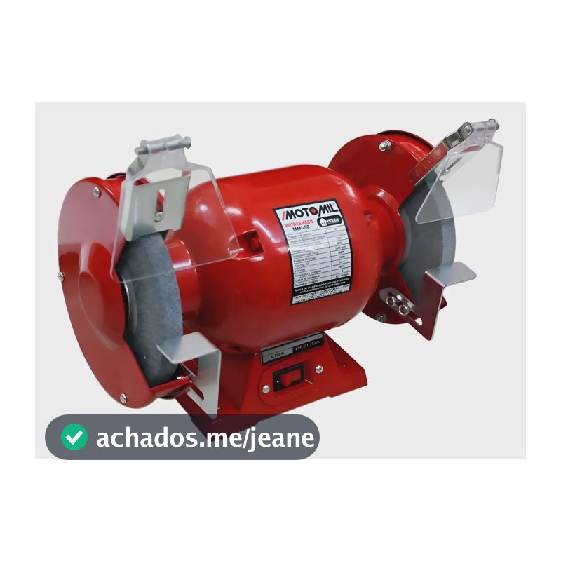 Moto Esmeril Mmi-50 360w 220v - Motomil Vermelho 220
